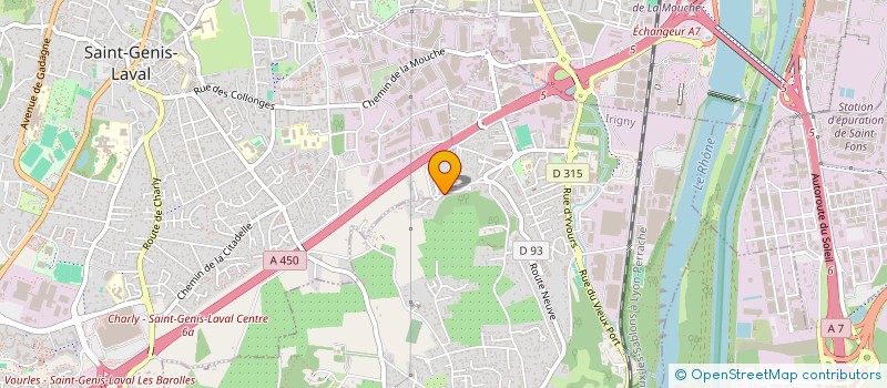 localisation de l'entreprise MULLER FRERES TRANSPORTS à IRIGNY