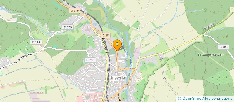 localisation de l'entreprise MULLER INVESTISSEMENTS  INGWILLER