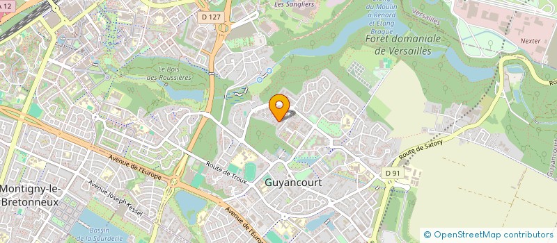 localisation de l'entreprise MULLER LEVI  GUYANCOURT