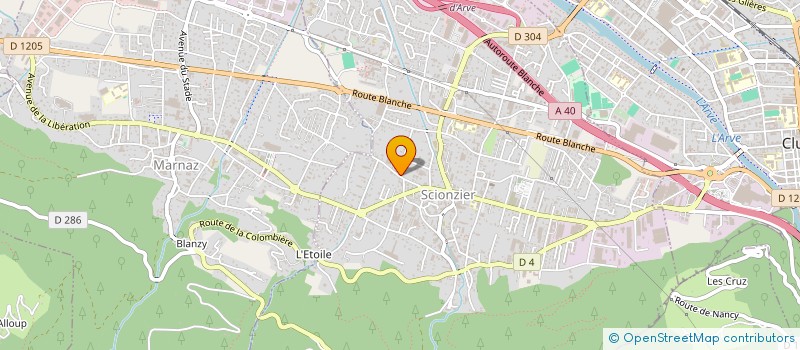 localisation de l'entreprise MULLER SICAUD  SCIONZIER