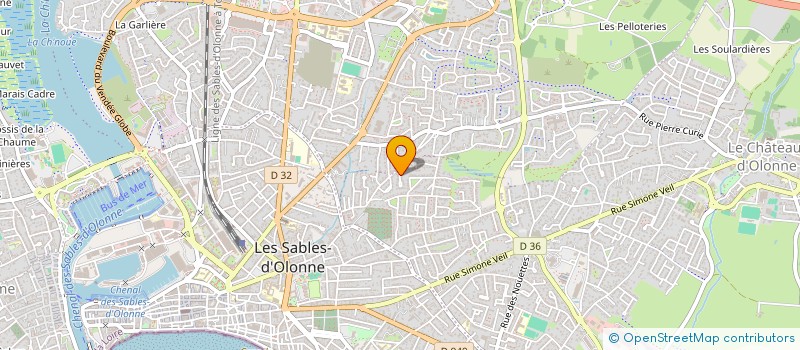 localisation de l'entreprise MULLIGAN'S à LES SABLES D'OLONNE