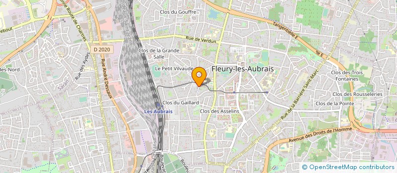 localisation de l'entreprise MULLOIS LIMOUSI à FLEURY-LES-AUBRAIS