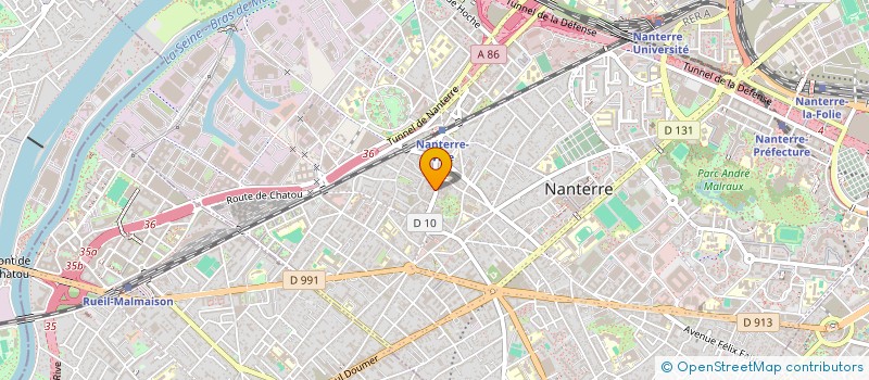 localisation de l'entreprise MULLOR à NANTERRE