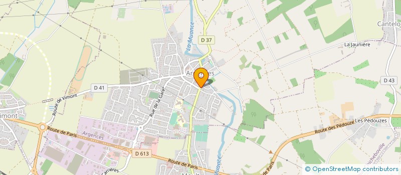 localisation de l'entreprise MULOT  ARGENCES