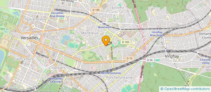 localisation de l'entreprise MULOT à VERSAILLES