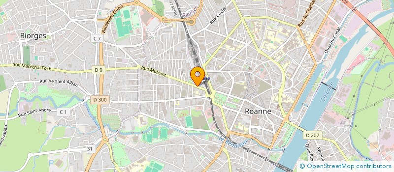 localisation de l'entreprise MULSANT CUISINES  ROANNE