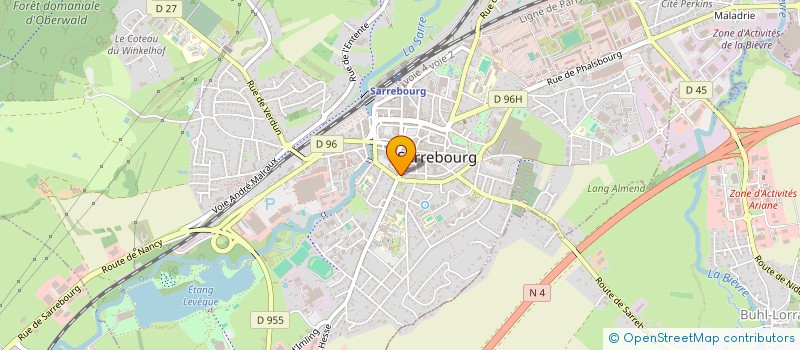 localisation de l'entreprise MULT IMMEDIAT SERVICES à SARREBOURG