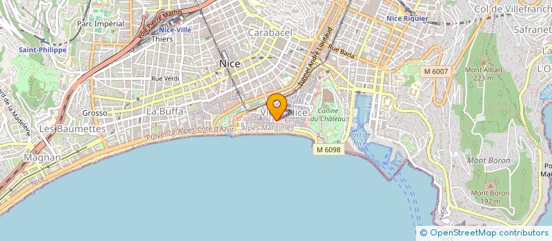 localisation de l'entreprise MULTARI & CIE à NICE