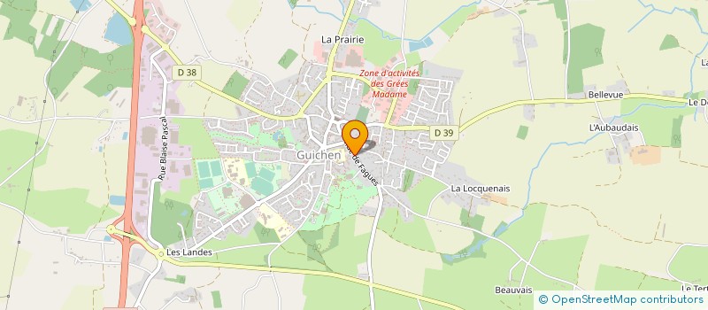localisation de l'entreprise MULTI ACCUEIL à GUICHEN