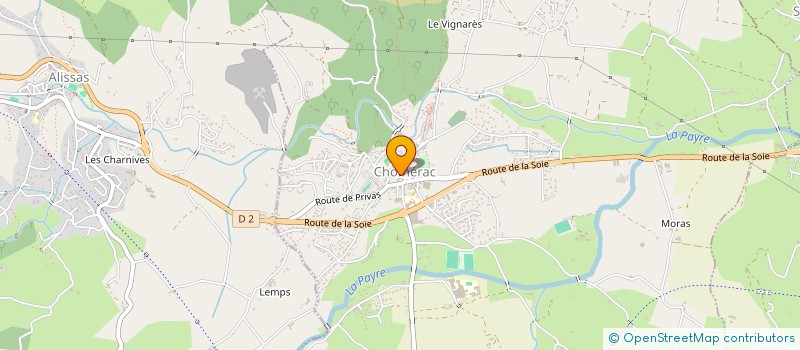 localisation de l'entreprise MULTI ACCUEIL EN VALLEE DE LA PAYRE à CHOMERAC
