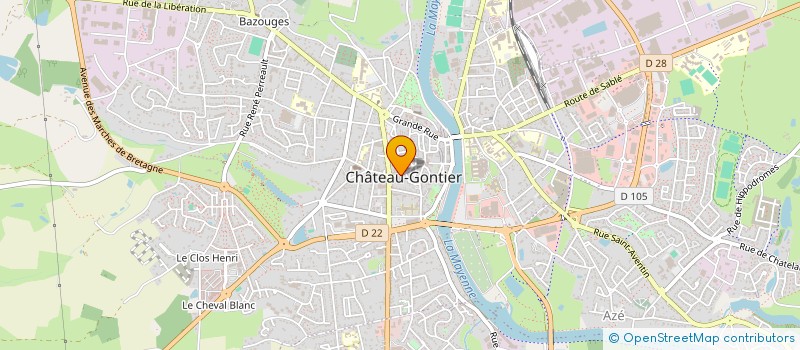 localisation de l'entreprise MULTI ACCUEIL LA CIGOGNE à CHATEAU-GONTIER-SUR-MAYENNE