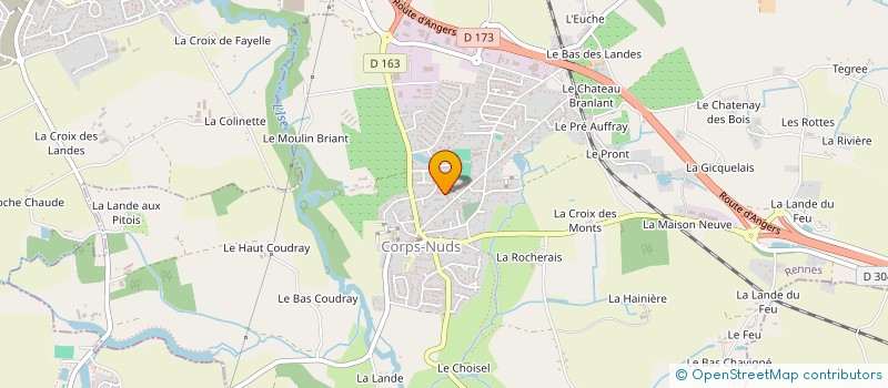 localisation de l'entreprise MULTI ACCUEIL LA GIRAFE  CORPS-NUDS