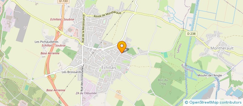 localisation de l'entreprise MULTI ACCUEIL LE NID AUX CALINS à ECHILLAIS