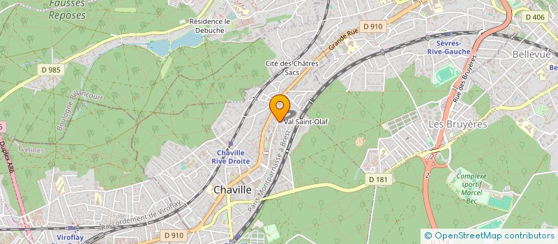 localisation de l'entreprise MULTI ACCUEIL LES PETITS MOUSSES à CHAVILLE