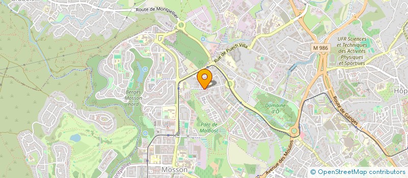 localisation de l'entreprise MULTI ACTIONS à MONTPELLIER