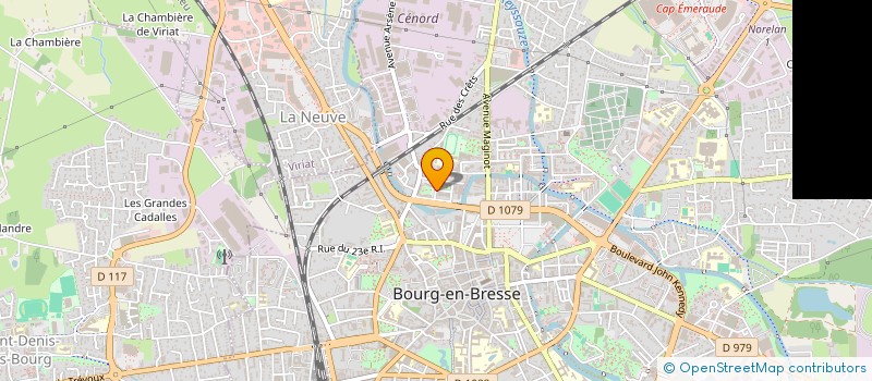 localisation de l'entreprise MULTI ACTIVITE PROFESS. -INDEPENDANTS à BOURG-EN-BRESSE