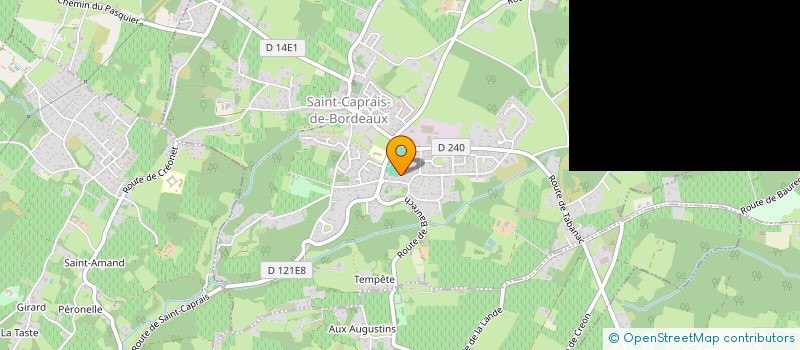 localisation de l'entreprise MULTI ACTIVITES BOIS  SAINT-CAPRAIS-DE-BORDEAUX