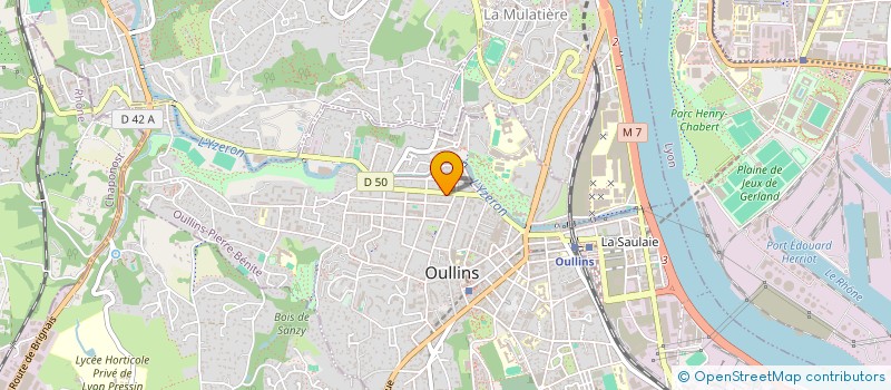 localisation de l'entreprise MULTI-AGENCEMENT  OULLINS-PIERRE-BENITE
