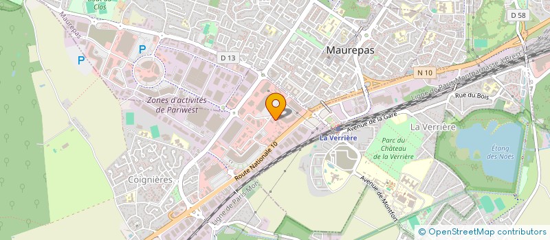 localisation de l'entreprise MULTI ALARME DISTRIBUTION à COIGNIERES