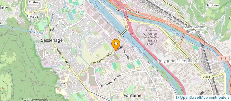 localisation de l'entreprise MULTI-ALU-BAT à FONTAINE