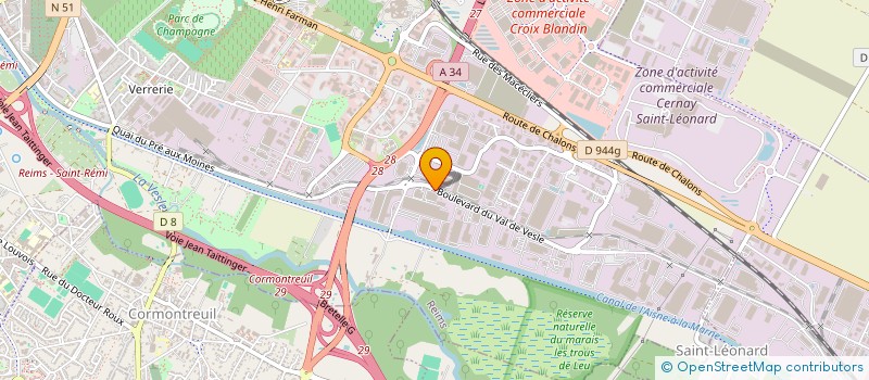 localisation de l'entreprise MULTI APPROS  REIMS