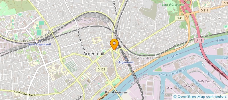 localisation de l'entreprise MULTI-ASSUR à ARGENTEUIL