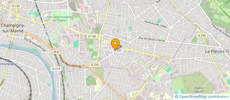 localisation de l'entreprise MULTI ASSURANCE à CHAMPIGNY-SUR-MARNE