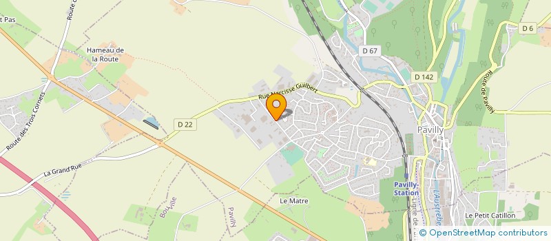 localisation de l'entreprise MULTI AUTO SERVICES à PAVILLY