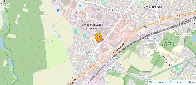 localisation de l'entreprise MULTI BAT  COIGNIERES