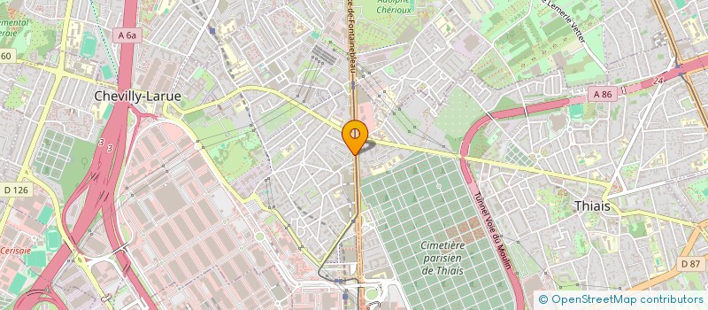 localisation de l'entreprise MULTI&BAT  CHEVILLY-LARUE