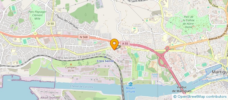 localisation de l'entreprise MULTI BAT RENOV à MARTIGUES