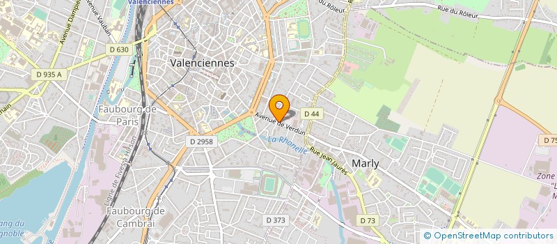 localisation de l'entreprise MULTI BATI à VALENCIENNES