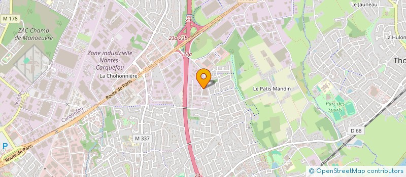 localisation de l'entreprise MULTI BATI  SAINTE-LUCE-SUR-LOIRE