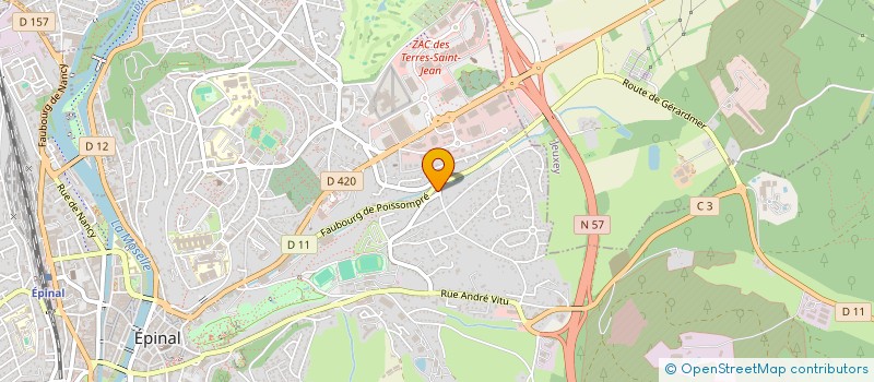 localisation de l'entreprise MULTI BATI EST  EPINAL