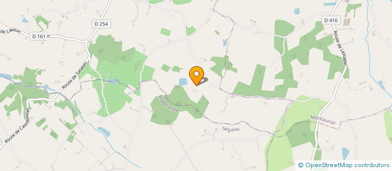 localisation de l'entreprise MULTI-BETAIL  SERIGNAC-PEBOUDOU