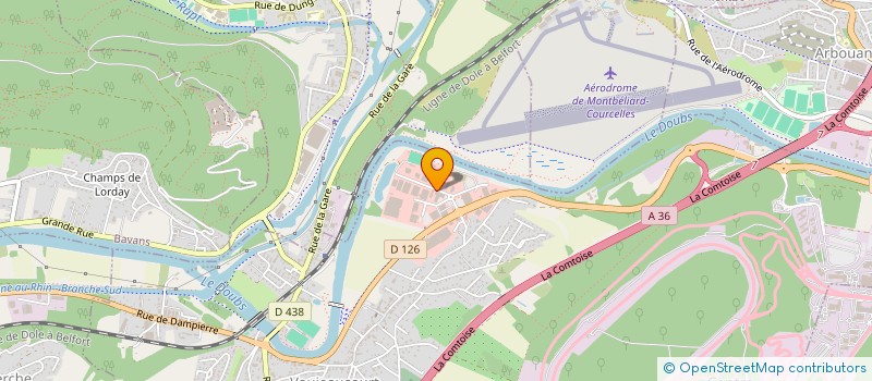 localisation de l'entreprise MULTI BOIS SERVICE à VOUJEAUCOURT