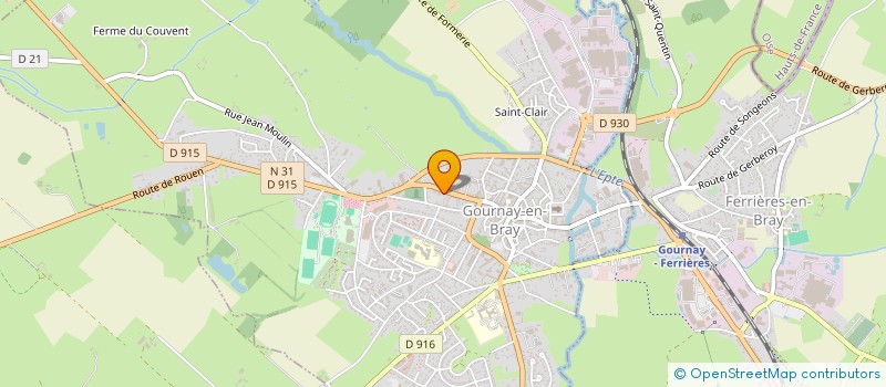 localisation de l'entreprise MULTI-BOXES  GOURNAY-EN-BRAY