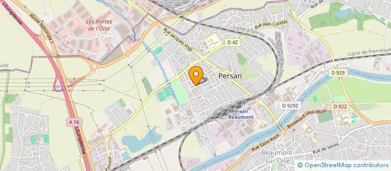 localisation de l'entreprise MULTI BOXING PERSAN  PERSAN