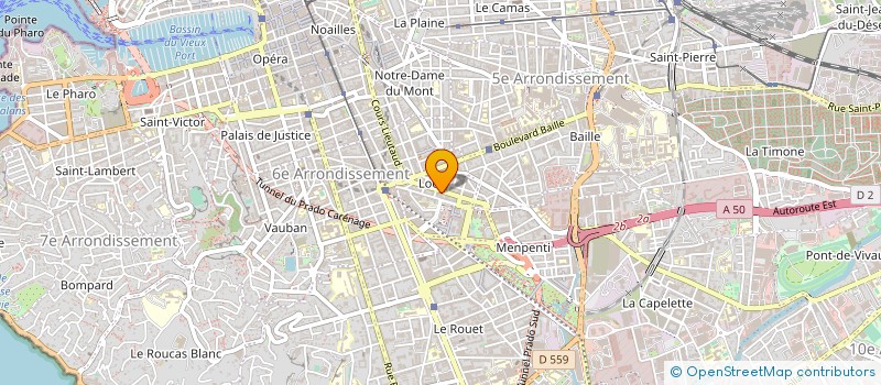 localisation de l'entreprise MULTI C.H.R  MARSEILLE