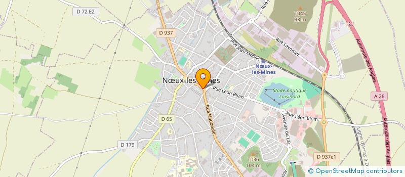 localisation de l'entreprise MULTI COIFFURE  NUX-LES-MINES