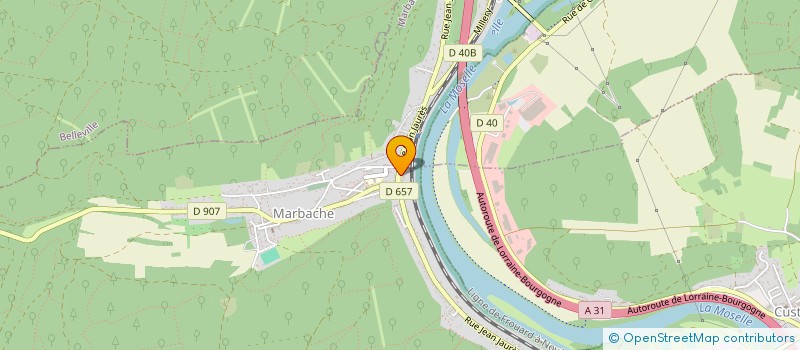 localisation de l'entreprise MULTI COLOR COIFFURE  MARBACHE