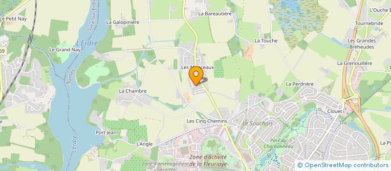 localisation de l'entreprise MULTI COM à CARQUEFOU
