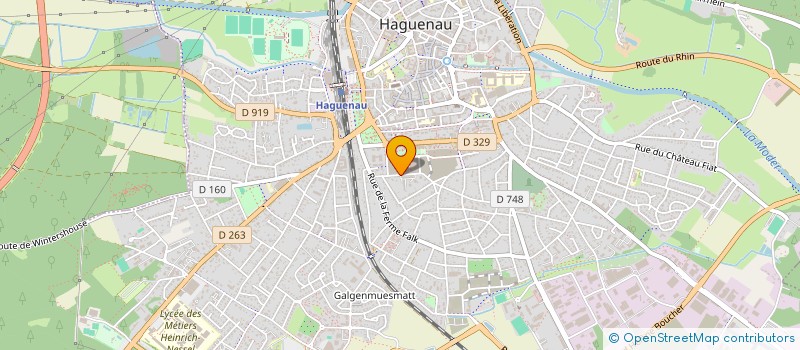 localisation de l'entreprise MULTI CONCEPT 67  HAGUENAU