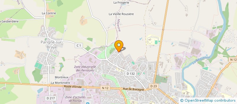 localisation de l'entreprise MULTI CONCEPT ENERGIE  MAYENNE