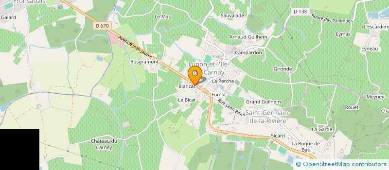 localisation de l'entreprise MULTI CONFORT ELEC à LUGON-ET-L'ILE-DU-CARNAY