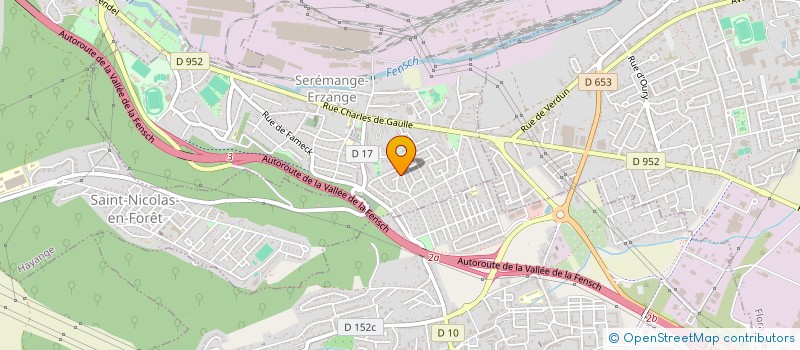 localisation de l'entreprise MULTI'CONSULT ENTREPRISES ET PARTICULIERS  SEREMANGE-ERZANGE