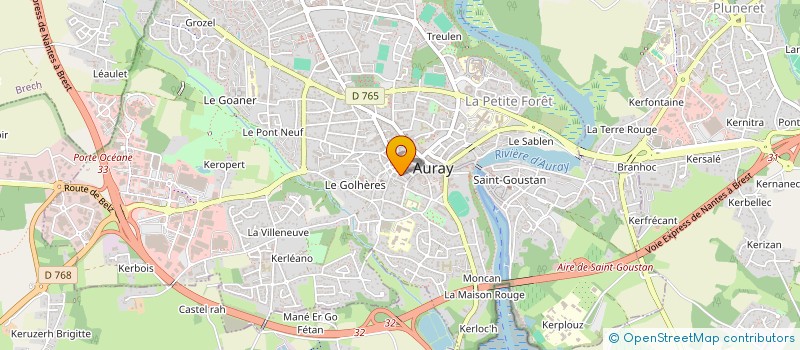 localisation de l'entreprise MULTI CORDES SERVICES à AURAY