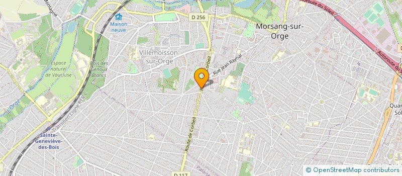localisation de l'entreprise MULTI COULEURS à VILLEMOISSON-SUR-ORGE