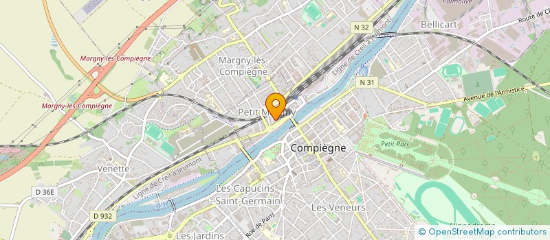 localisation de l'entreprise MULTI-CRACK SARL à COMPIEGNE