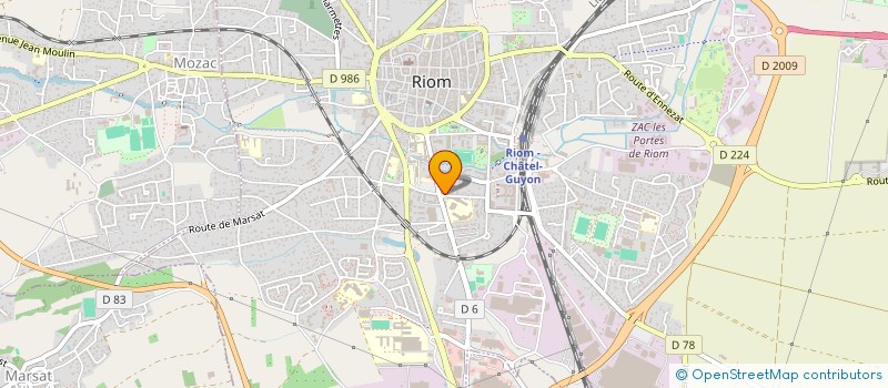 localisation de l'entreprise MULTI CREPIS à RIOM